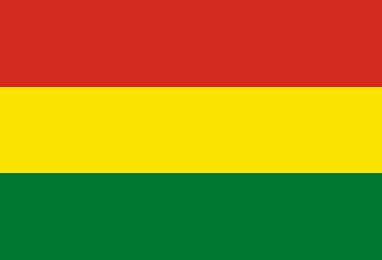 le drapeau de la Bolivie